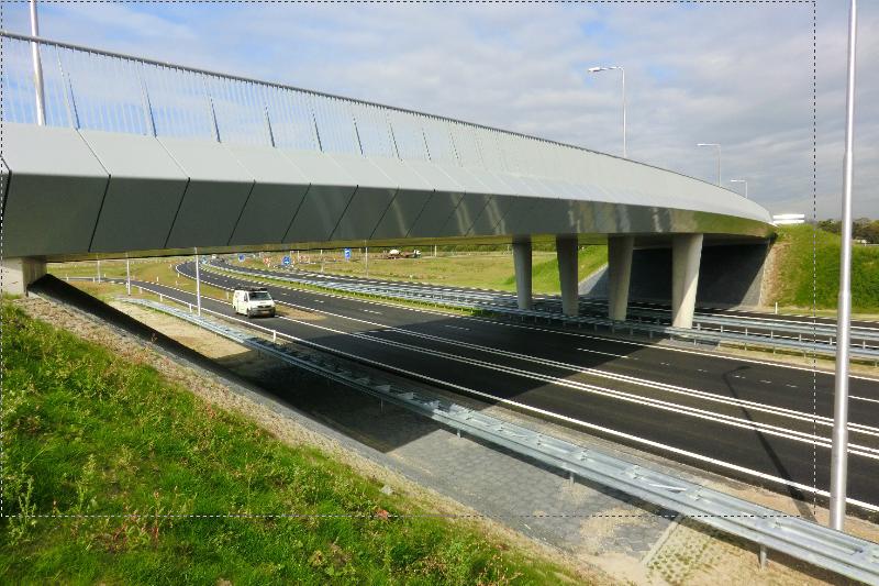 Viaduct Schokkerringweg over N50 bij Ens
